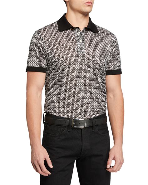 salvatore ferragamo men's polo shirt.